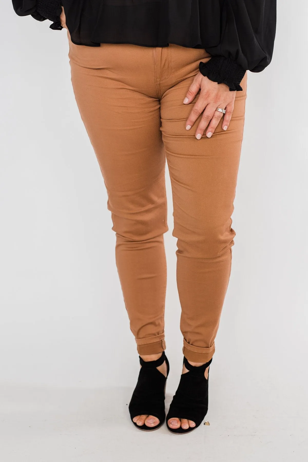 Celebrity Pink Ankle Skinny Jeans- Clay