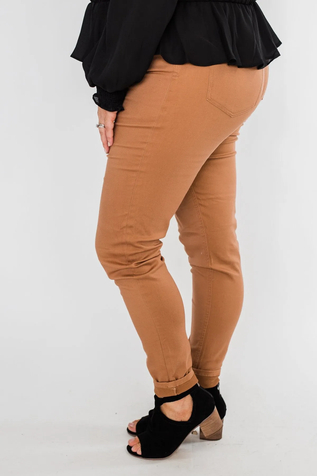 Celebrity Pink Ankle Skinny Jeans- Clay