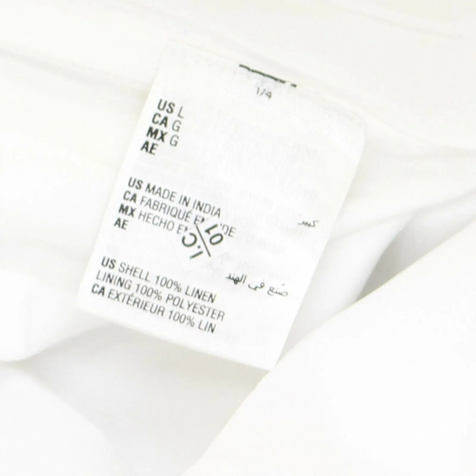Charter Club Women's Linen Drawstring Waist Pants Bright White Large