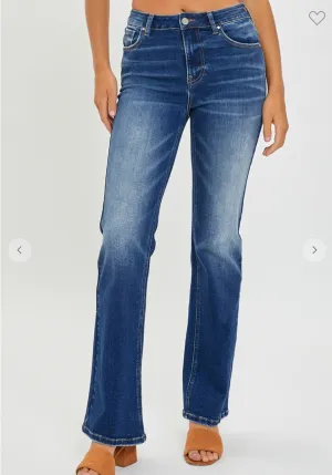 Cheryl Risen Mid Rise Relaxed Bootcut Jean