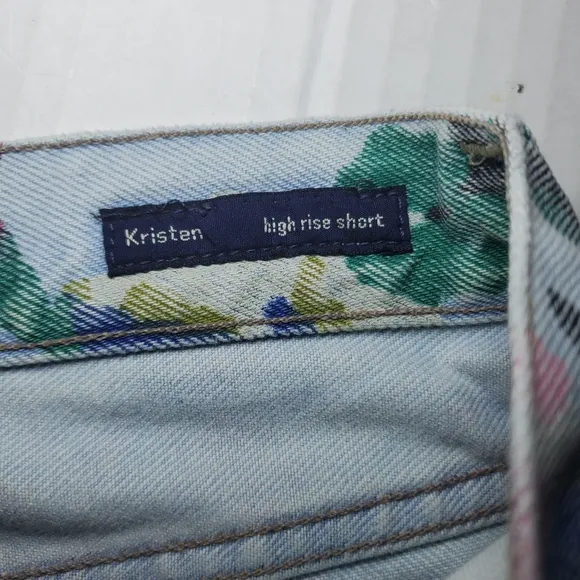 CITIZENS OF HUMANITY Kristen High Rise Shorts denim  FLORAL Sz 26