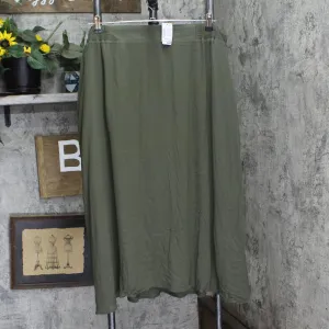 Cj Banks Womens Plus Size Lined A-Line Skirt 1678c24b7d6b77 Green 3X