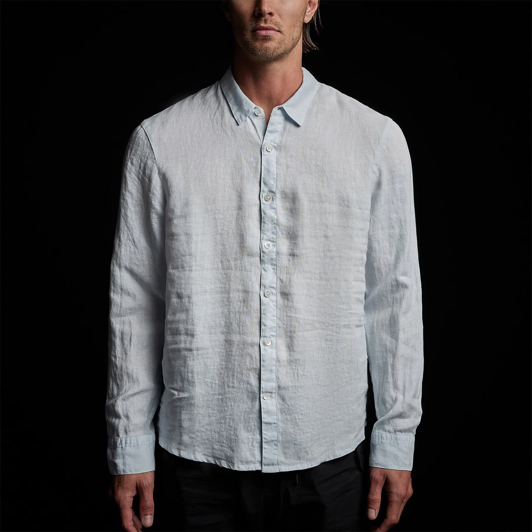 Classic Linen Shirt - Memory Pigment