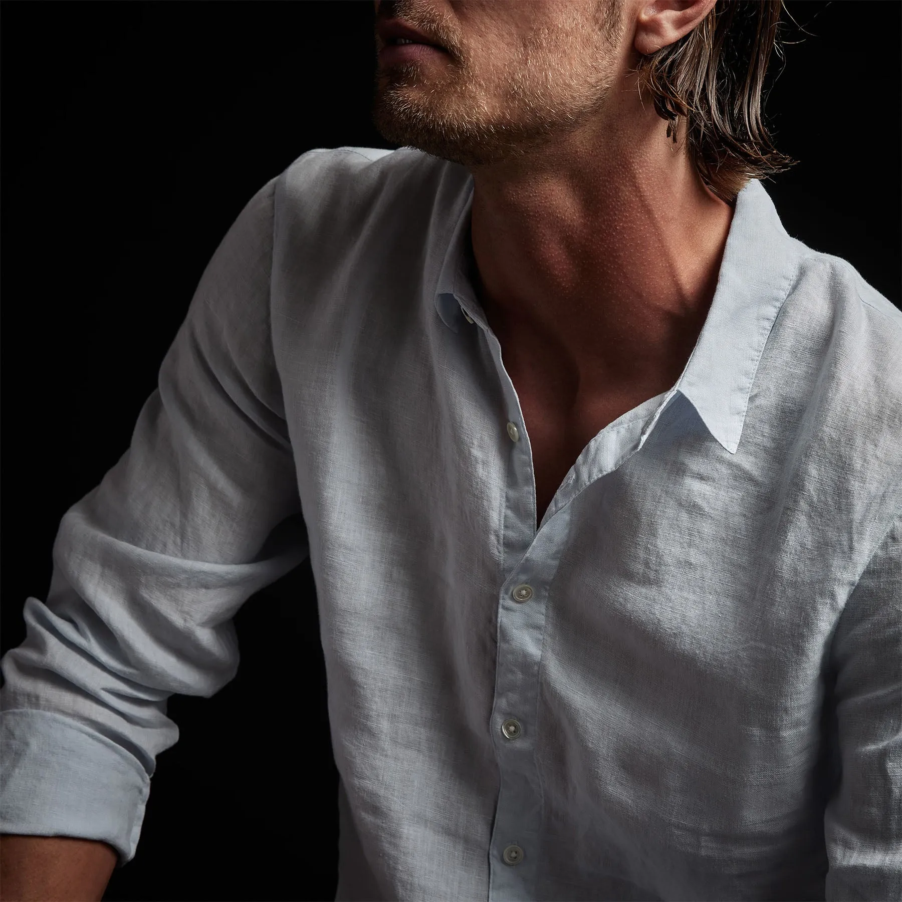 Classic Linen Shirt - Memory Pigment