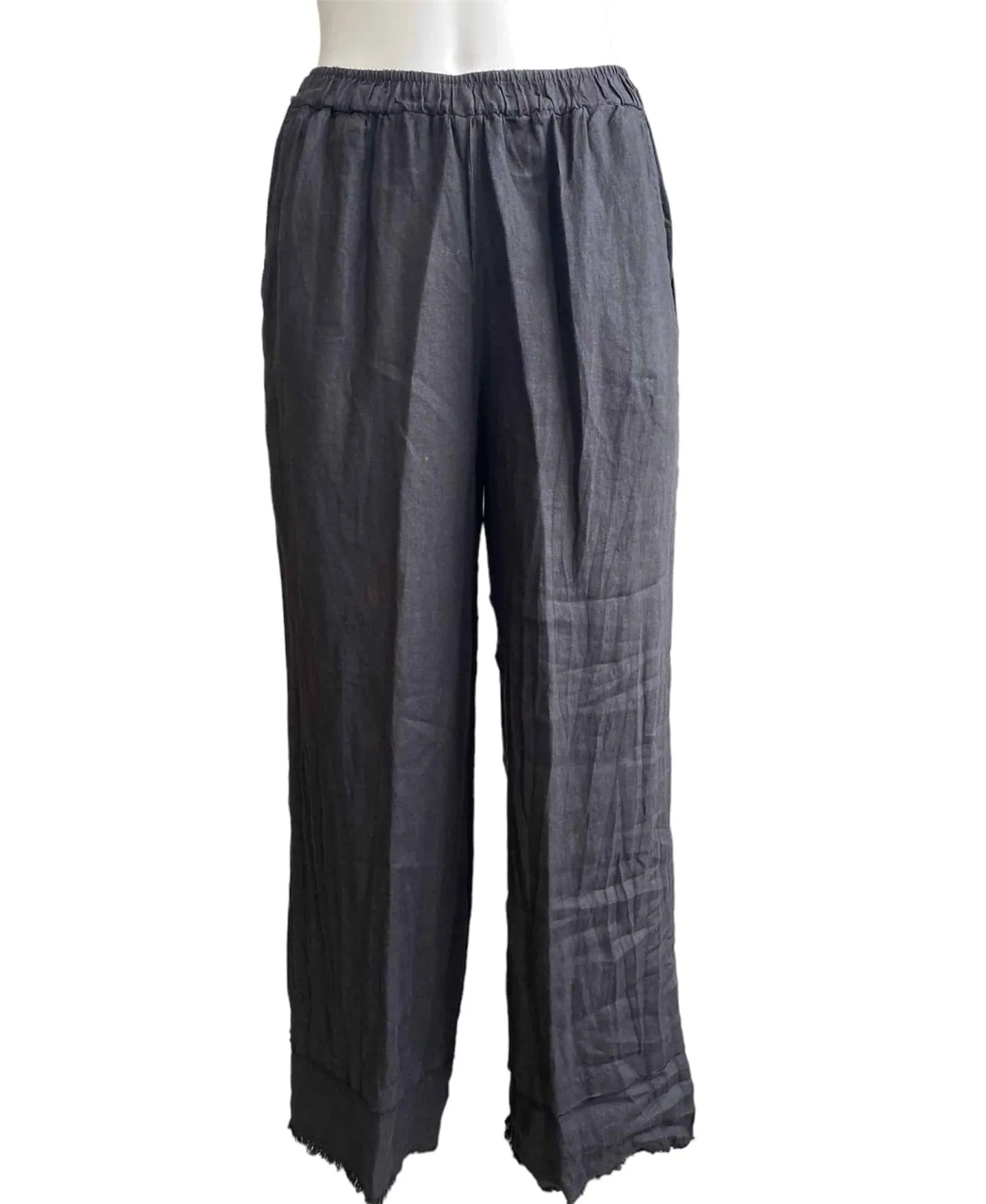 CLEARANCE Linen Black Pants