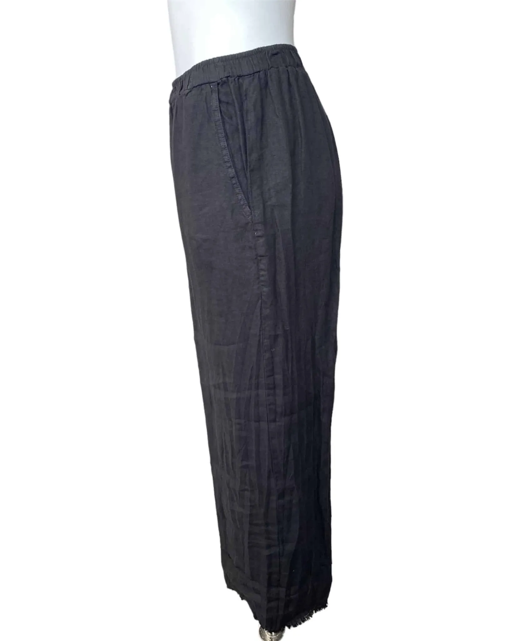 CLEARANCE Linen Black Pants