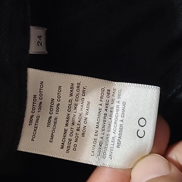 CO High Rise Denim Jeans Size 24