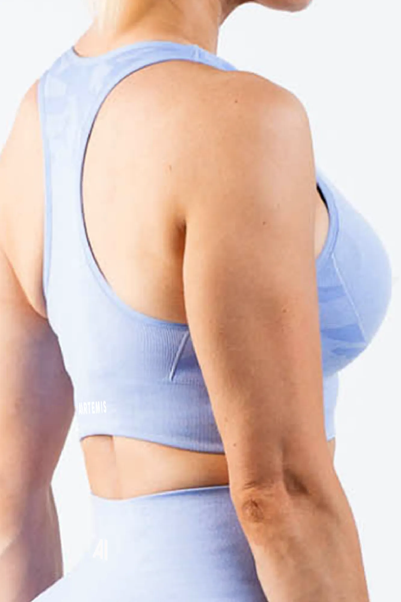 Coco Camo Sports Bra Blue