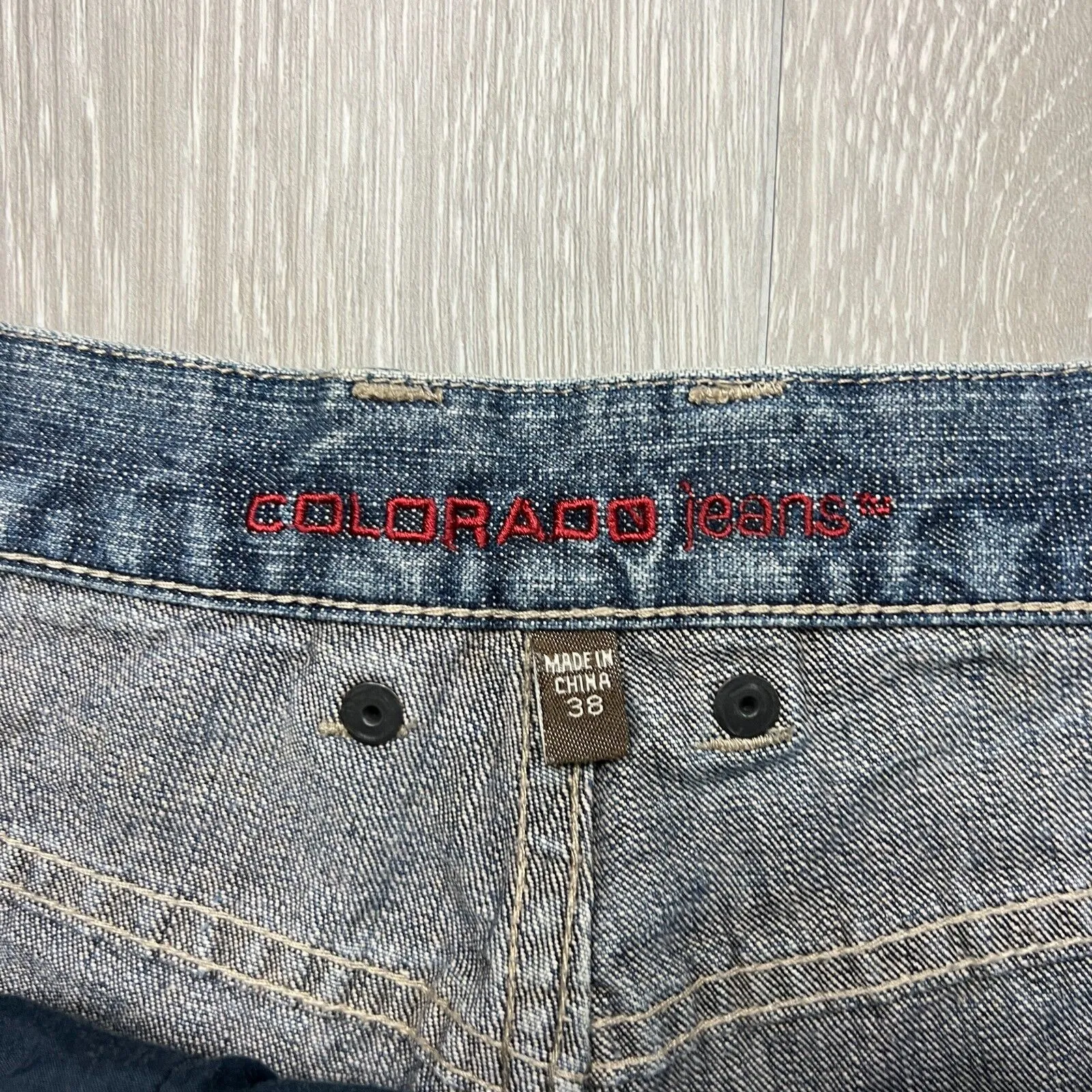 Colorado Jeans Mens Bootcut Jeans Size 38