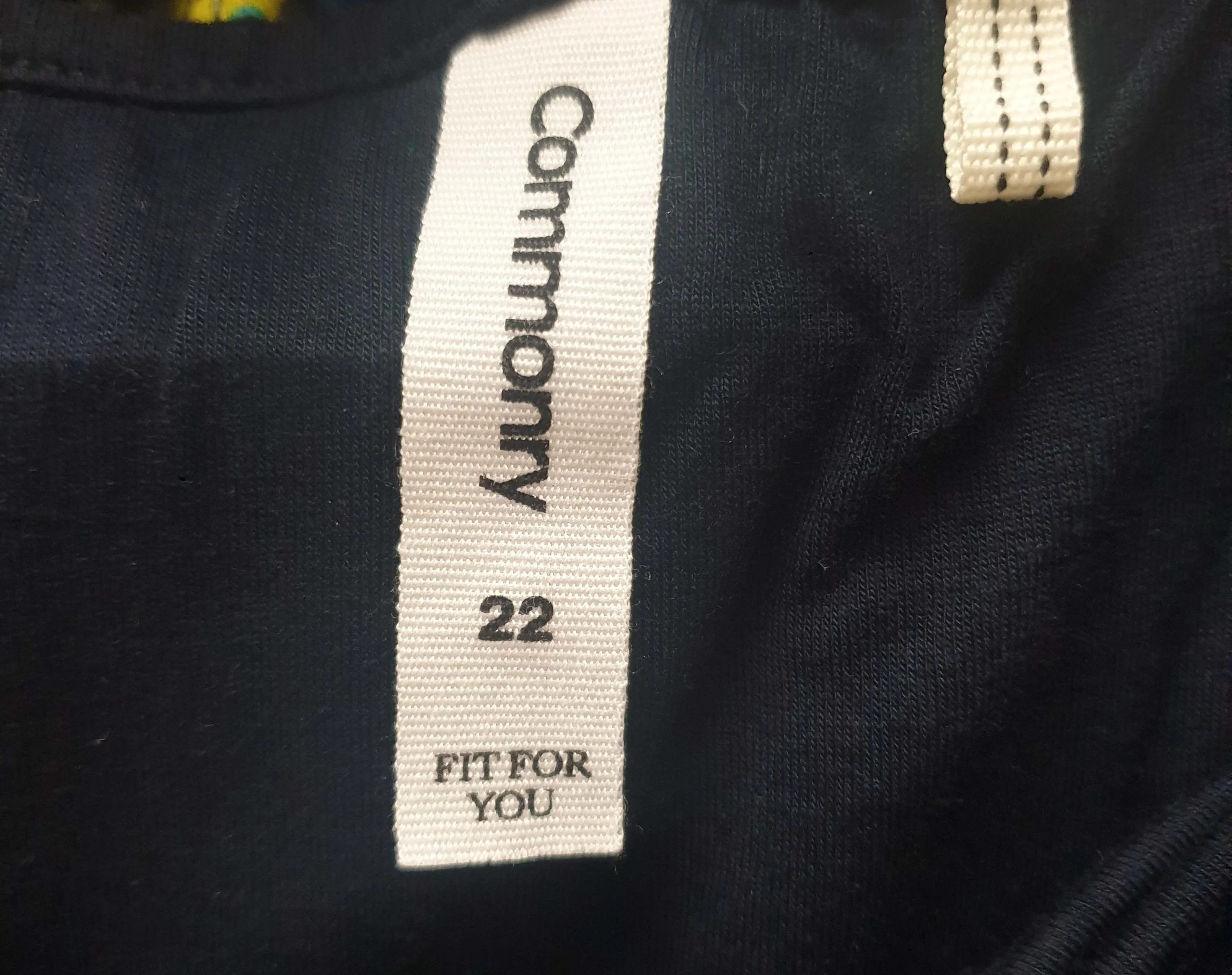 Commonry deep navy knot front pencil skirt size 22