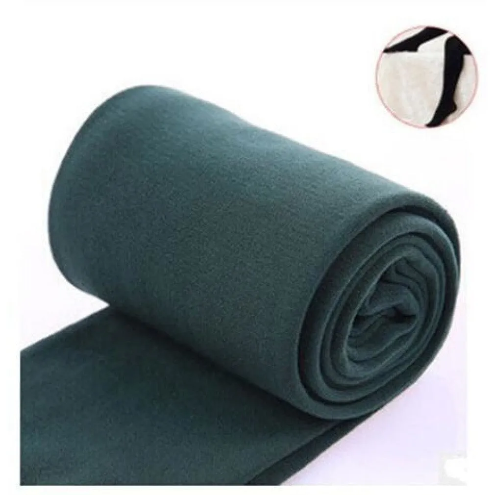 ContiNent 33 Autumn winter woman thick warm leggings candy color brushed charcoal Stretch Fleece Pants Trample Feet Leggings