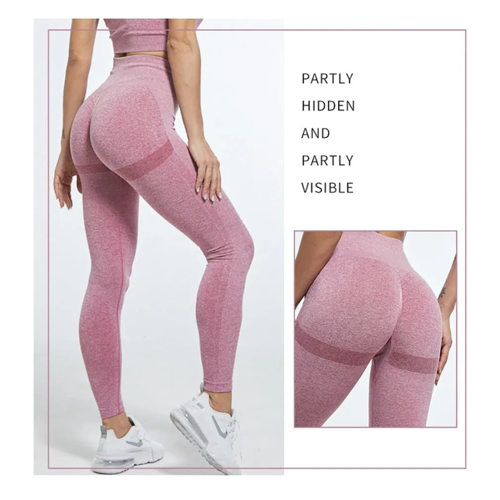 ContiNent 33 Women High Waist Leggings For Fitness Ladies Sexy Bubble Butt Gym Sports Workout Leggings Push Up Fitness Female Leggins