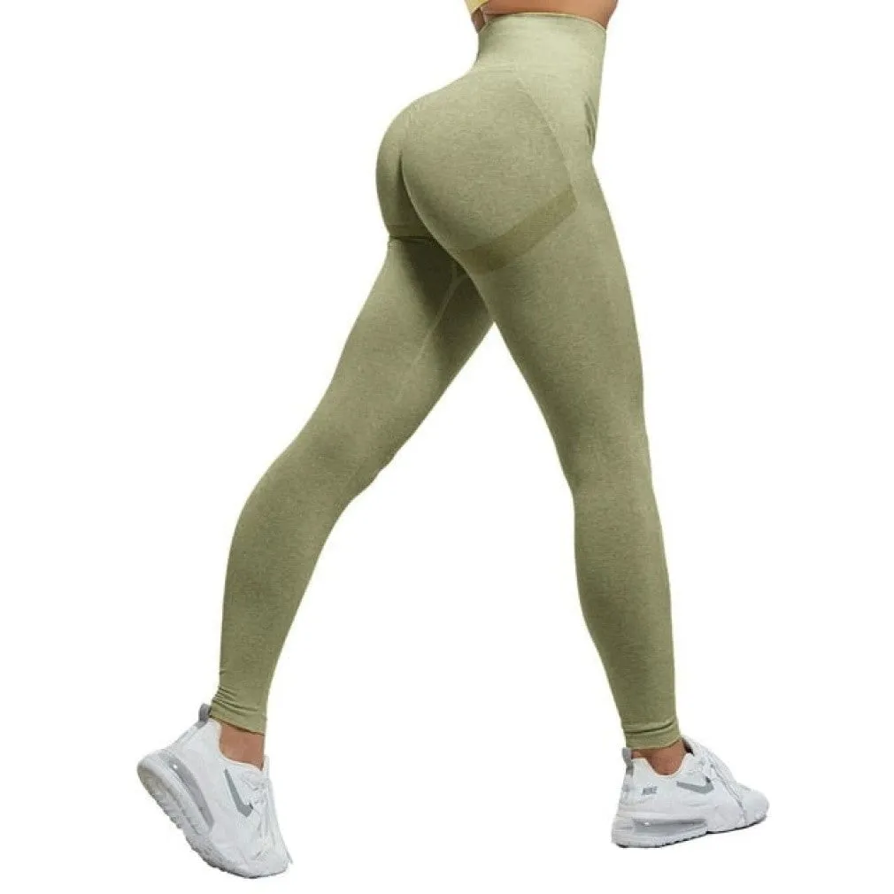 ContiNent 33 Women High Waist Leggings For Fitness Ladies Sexy Bubble Butt Gym Sports Workout Leggings Push Up Fitness Female Leggins
