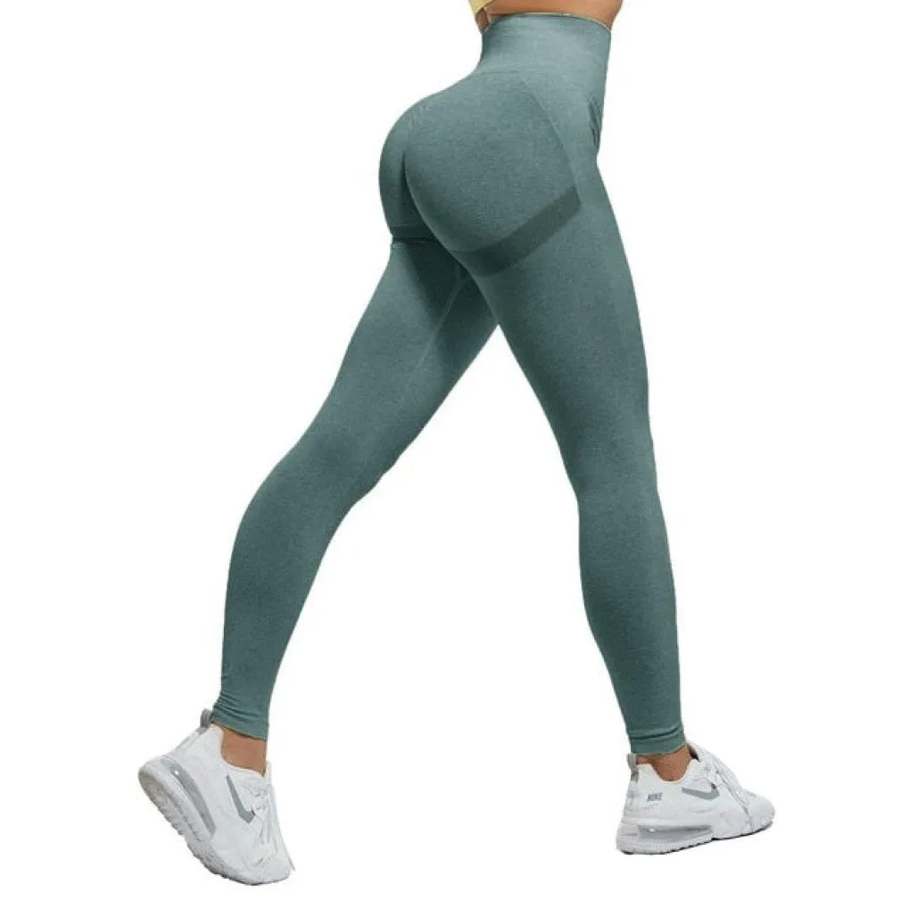 ContiNent 33 Women High Waist Leggings For Fitness Ladies Sexy Bubble Butt Gym Sports Workout Leggings Push Up Fitness Female Leggins