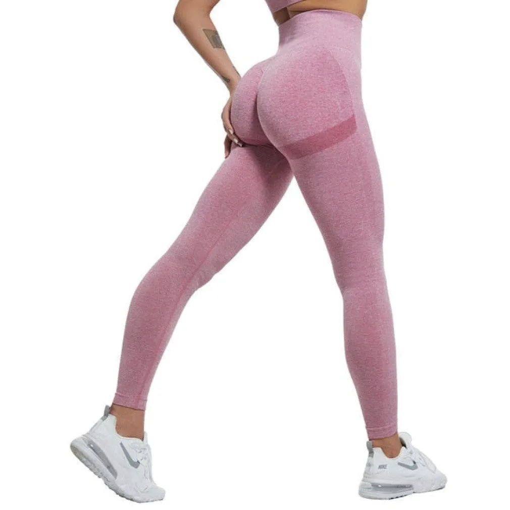 ContiNent 33 Women High Waist Leggings For Fitness Ladies Sexy Bubble Butt Gym Sports Workout Leggings Push Up Fitness Female Leggins