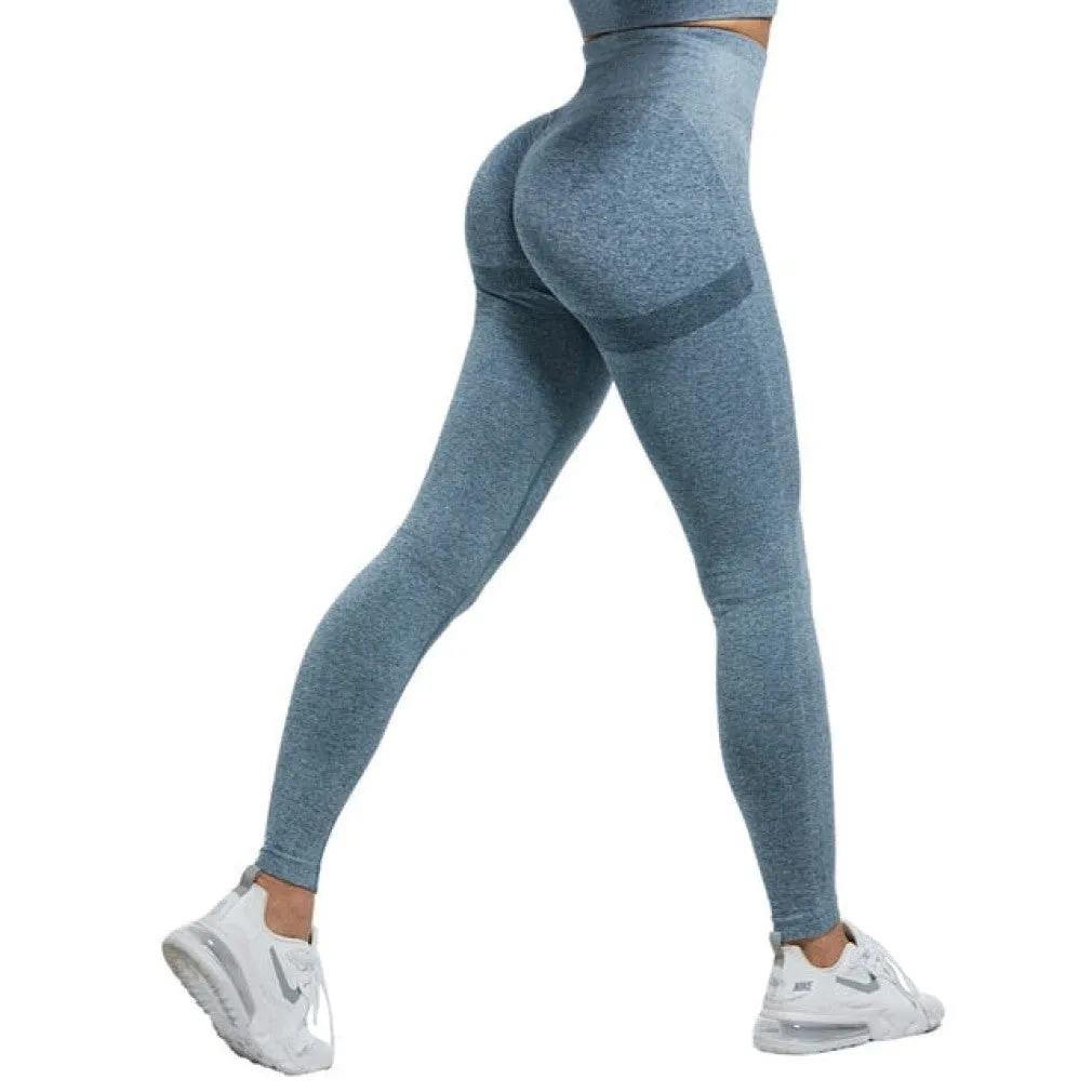 ContiNent 33 Women High Waist Leggings For Fitness Ladies Sexy Bubble Butt Gym Sports Workout Leggings Push Up Fitness Female Leggins