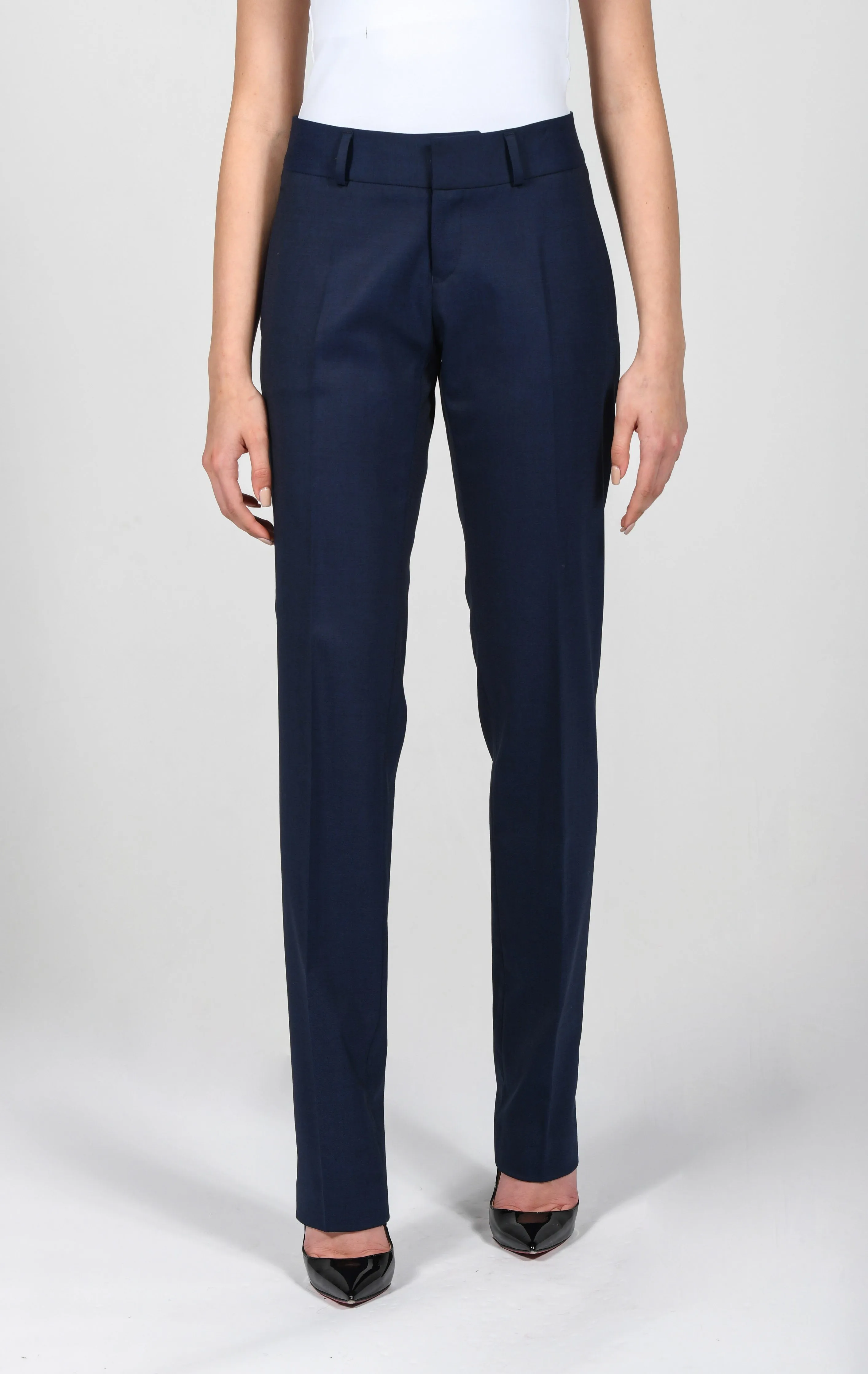 Cosiani Women’s Blue Wool Dress Pants