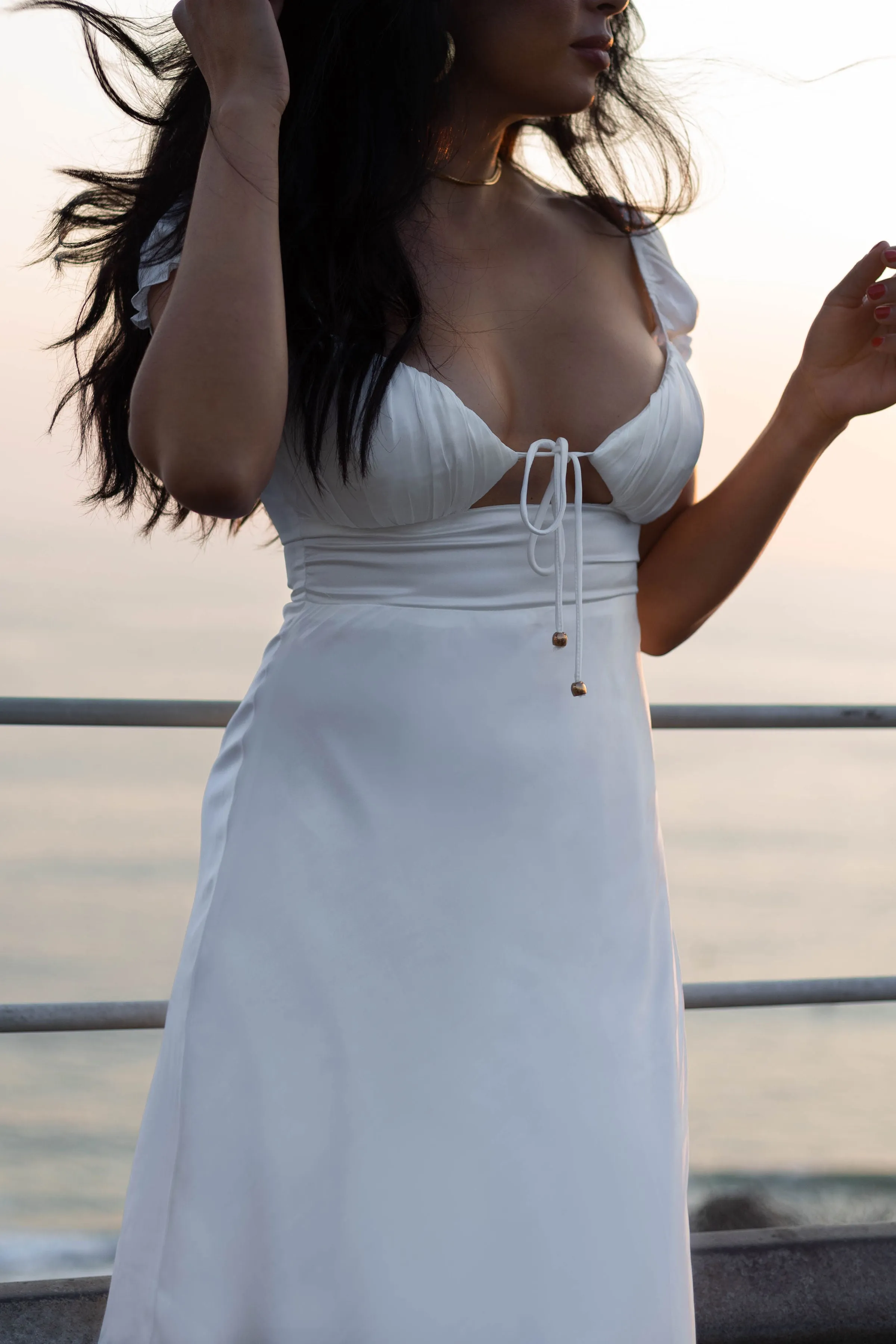 Cosmic Love Maxi Dress in White