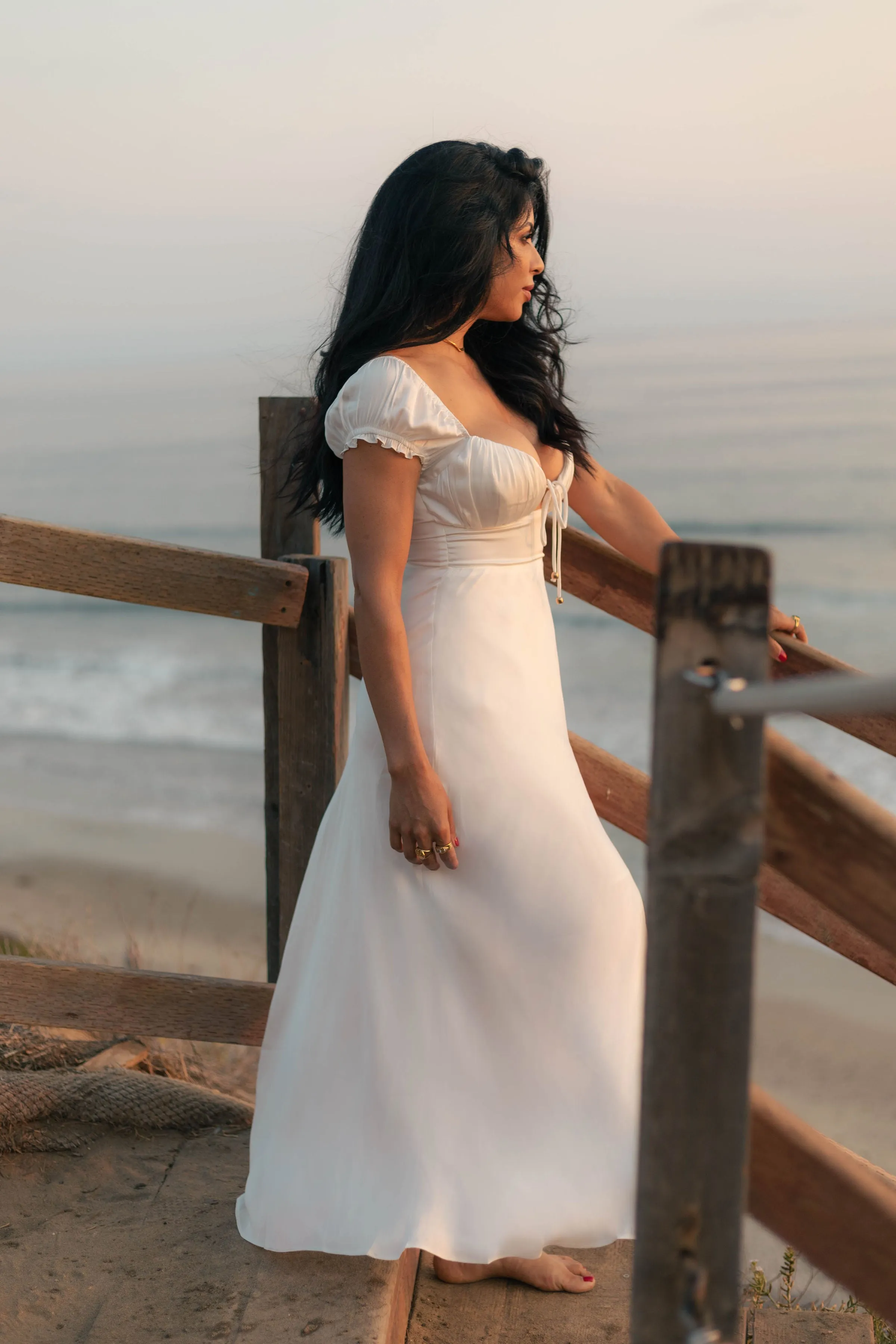 Cosmic Love Maxi Dress in White