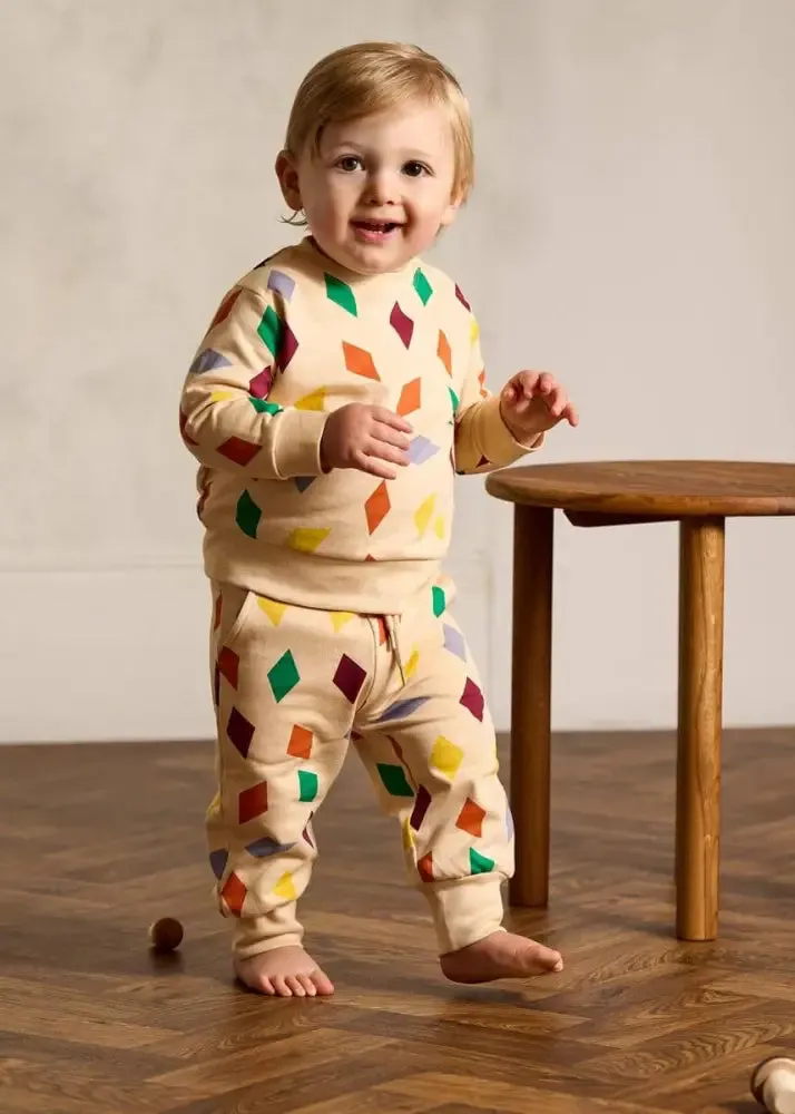 Cosmo & Crumpet Set - Diamonds Sweatshirt & Jogger Set