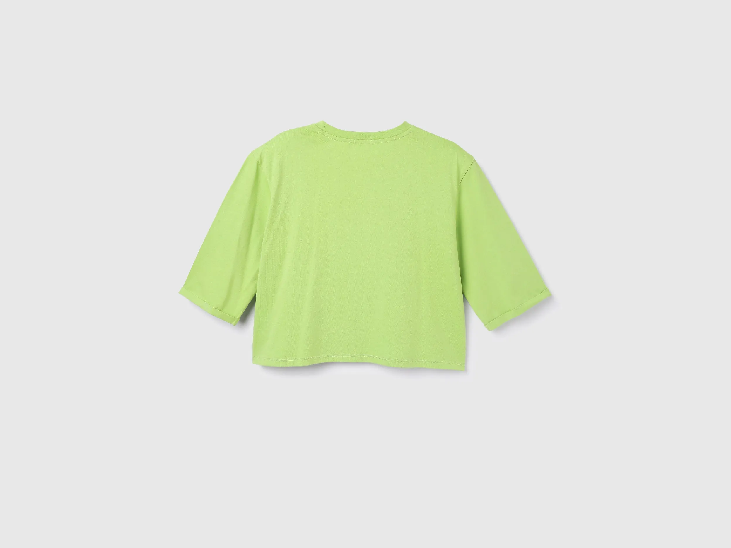 Cotton Solid Round Neck Women T-shirts