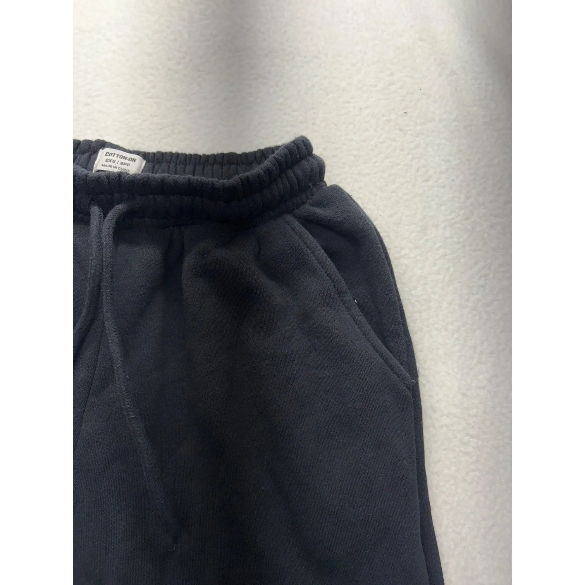 Cotton:On 2XS Black Drawstring Elastic Waist Joggers With Pockets #7595