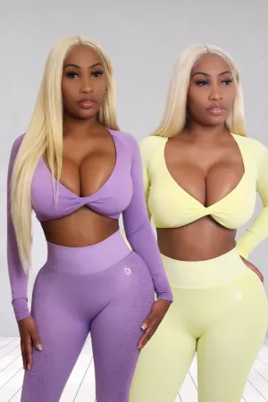 Curvique sports bra long sleeve