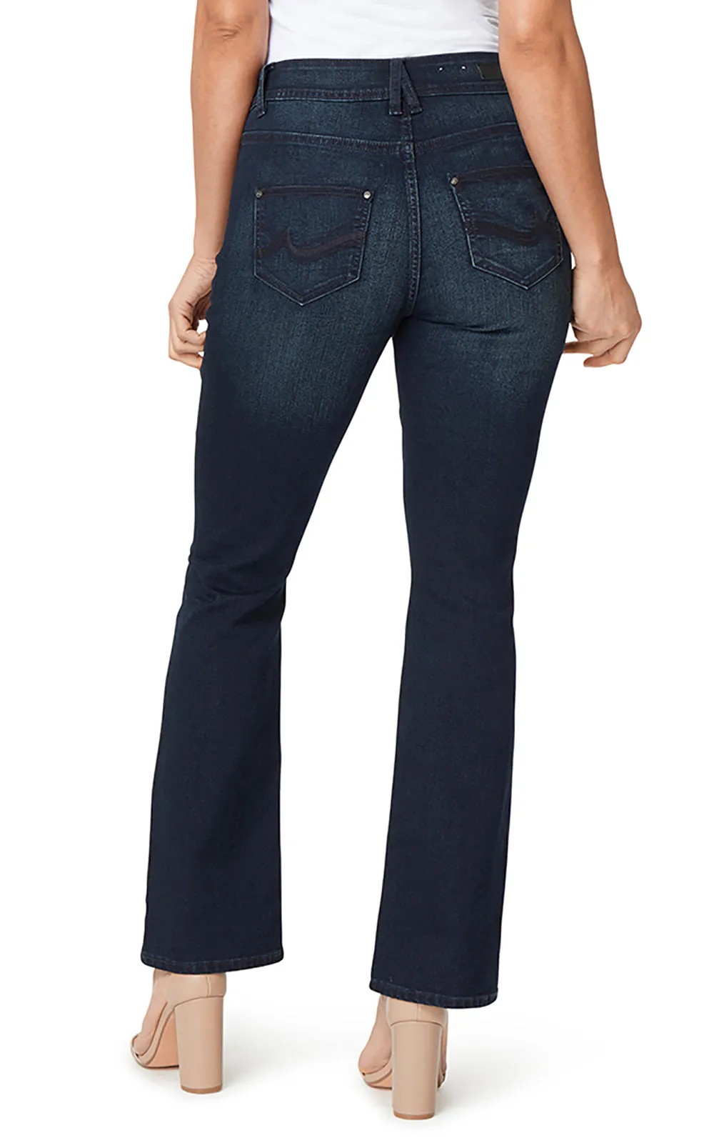 Curvy Bootcut Mid-Rise Jeans (Regular)
