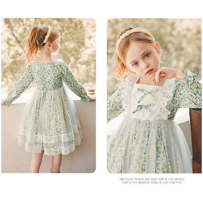 Cute Floral Girl Dress