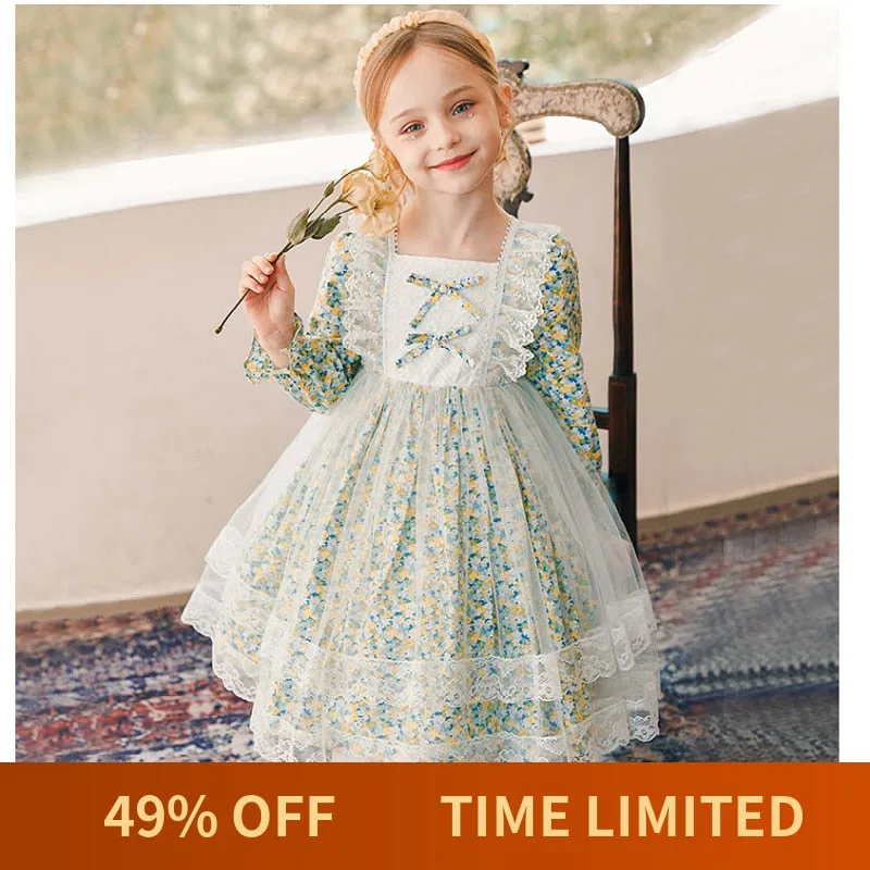 Cute Floral Girl Dress
