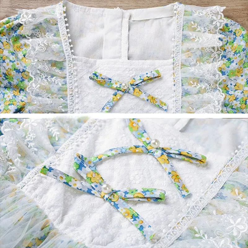 Cute Floral Girl Dress