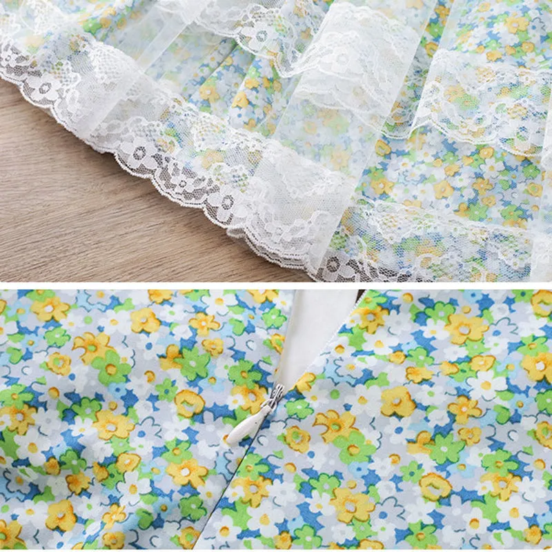 Cute Floral Girl Dress
