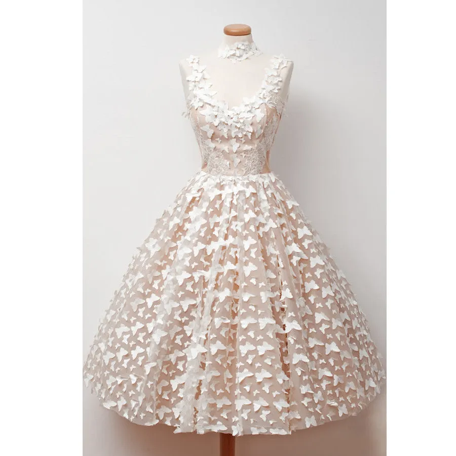 Cute Unique Applique Junior Pretty Inexpensive Short Homecoming Dresses, BG51601