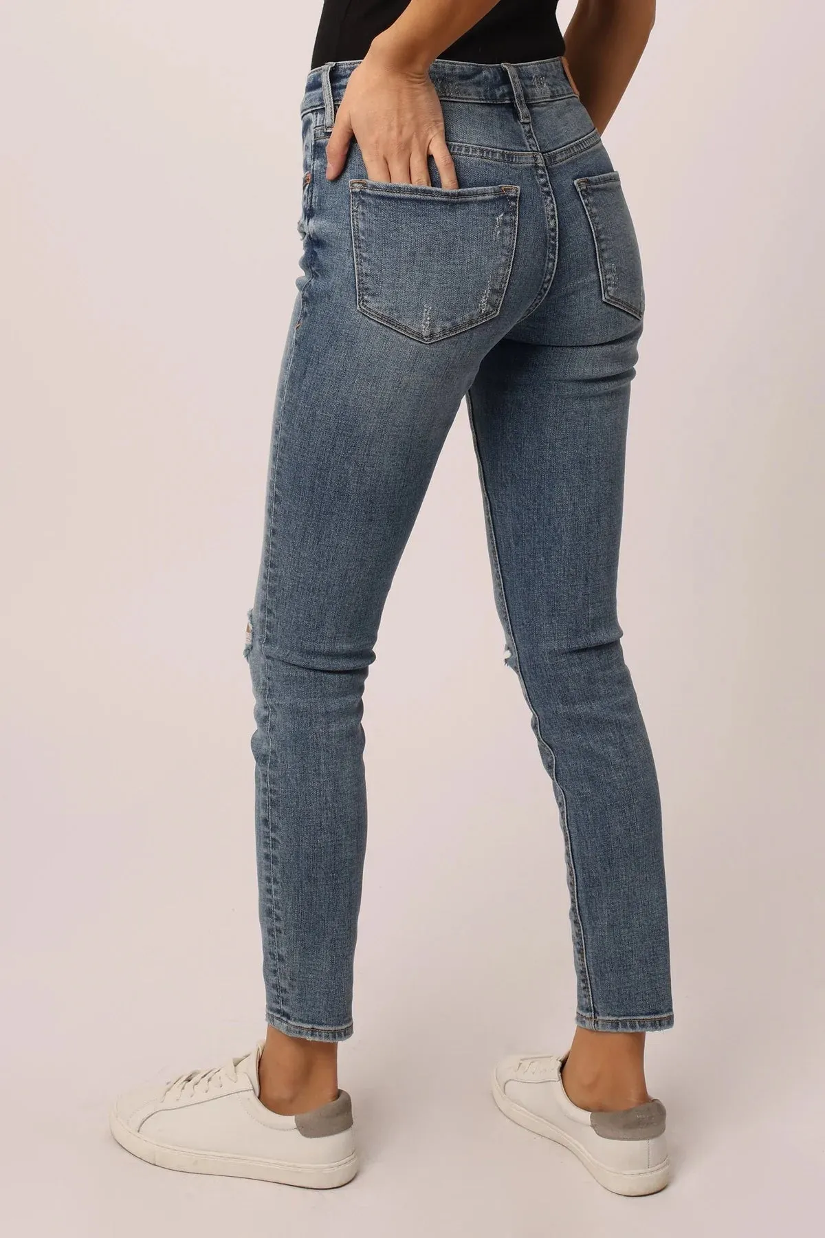 Dear John Gisele High Rise Ankle Skinny Jeans