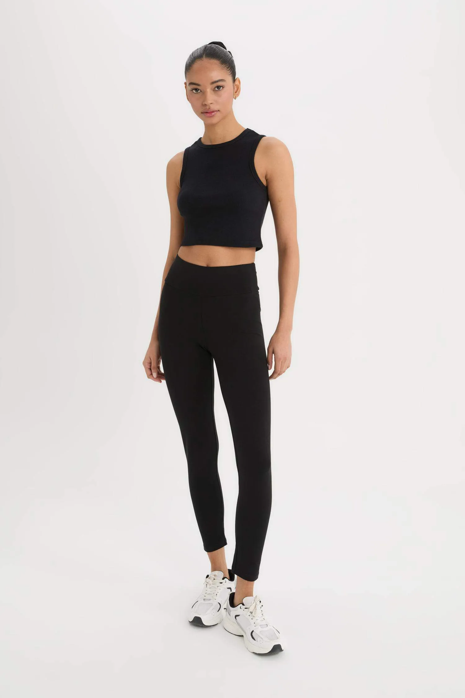 DeFactoFit Waist-hugging Sports Leggings