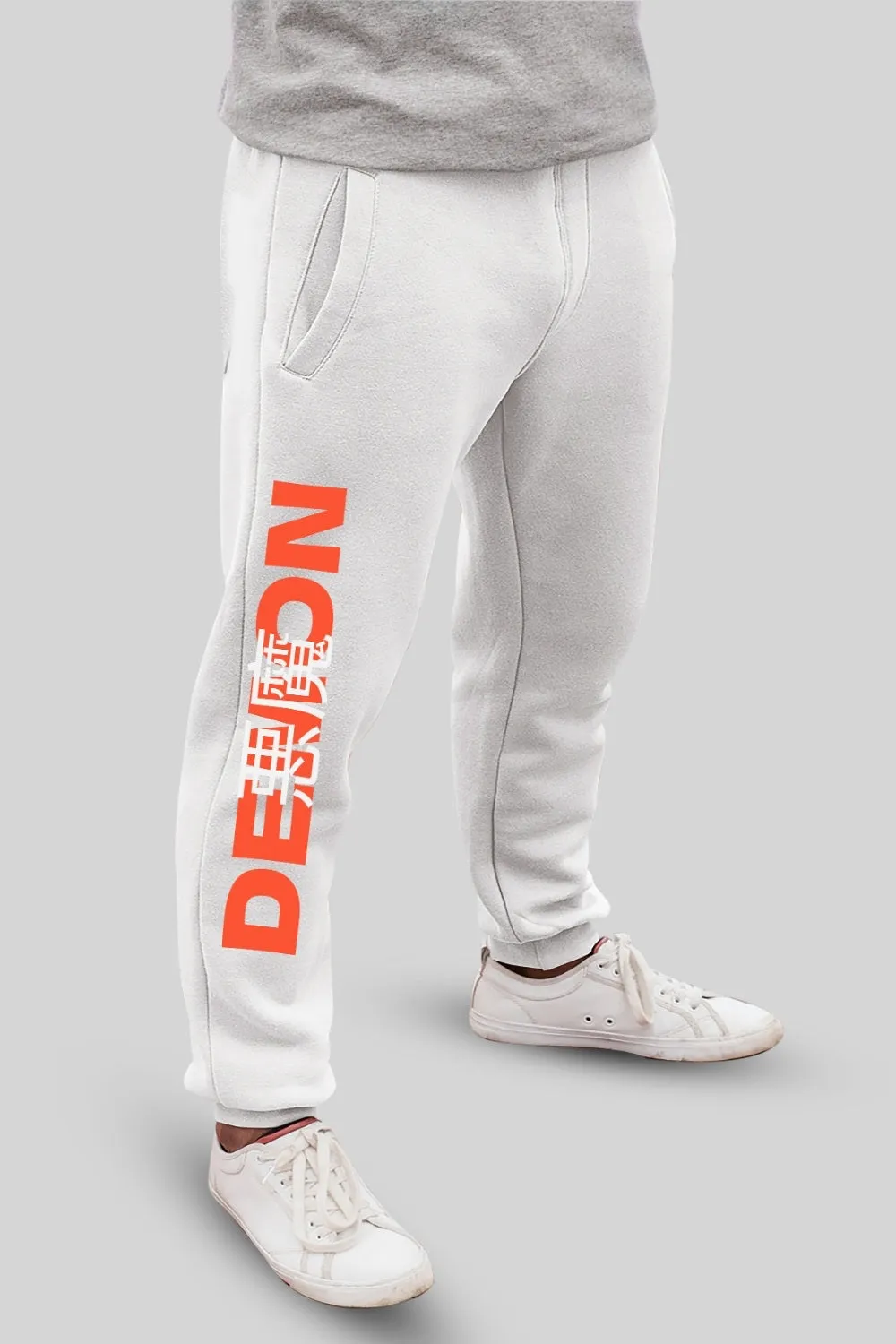 Demon White Jogger