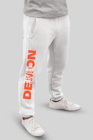 Demon White Jogger