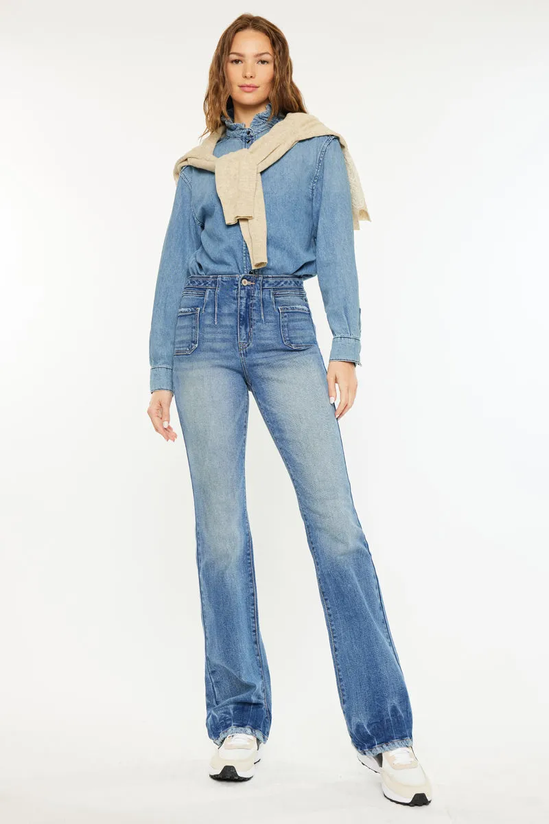 Denicee High Rise Bootcut Jeans