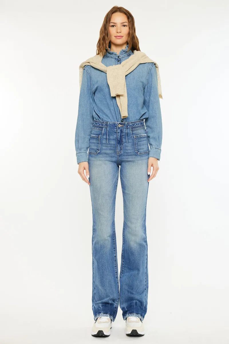 Denicee High Rise Bootcut Jeans