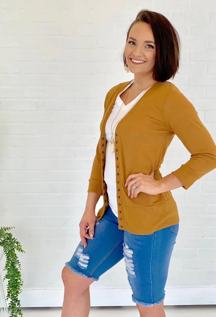 Denim Bermudas-Final Sale