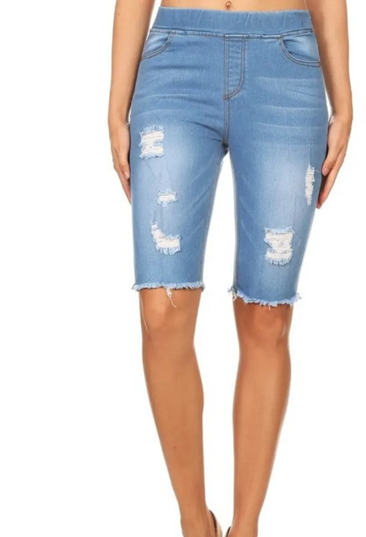 Denim Bermudas-Final Sale
