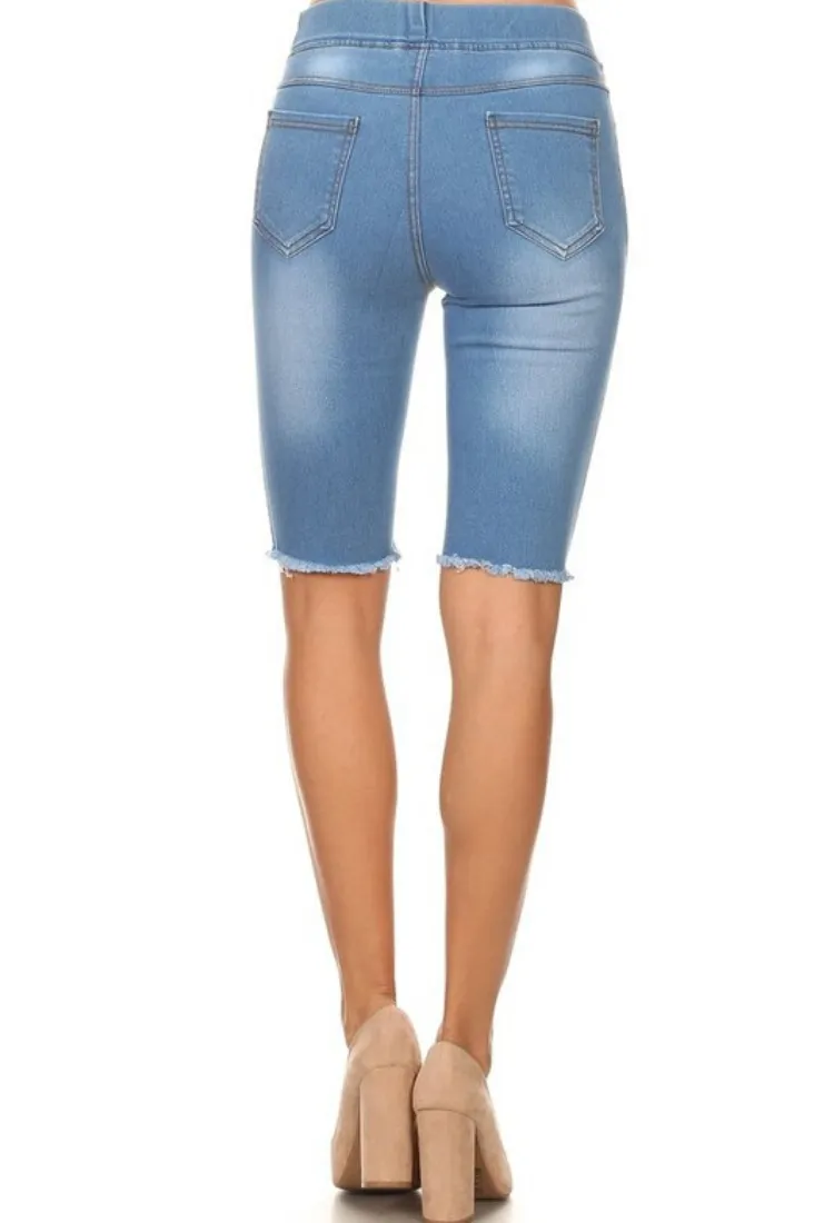 Denim Bermudas-Final Sale
