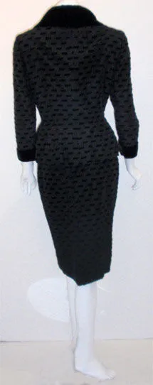 DON LOPER Textured 2 pc Dress and Jacket Day-To-Evening Ensemble
