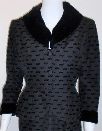 DON LOPER Textured 2 pc Dress and Jacket Day-To-Evening Ensemble
