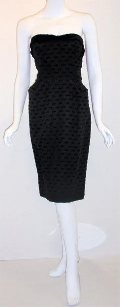 DON LOPER Textured 2 pc Dress and Jacket Day-To-Evening Ensemble