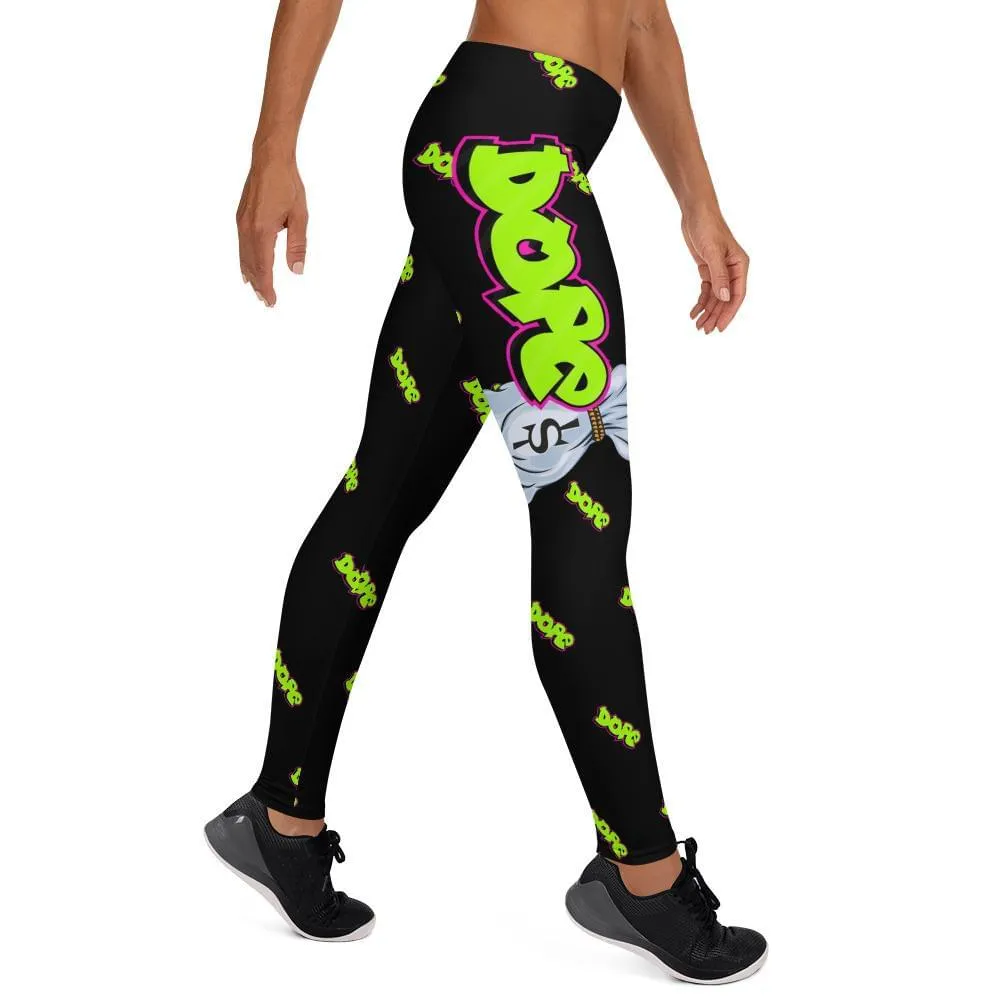 Dope Money Leggings - Black