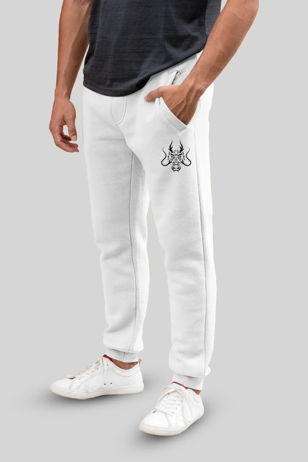 Dragon White Jogger