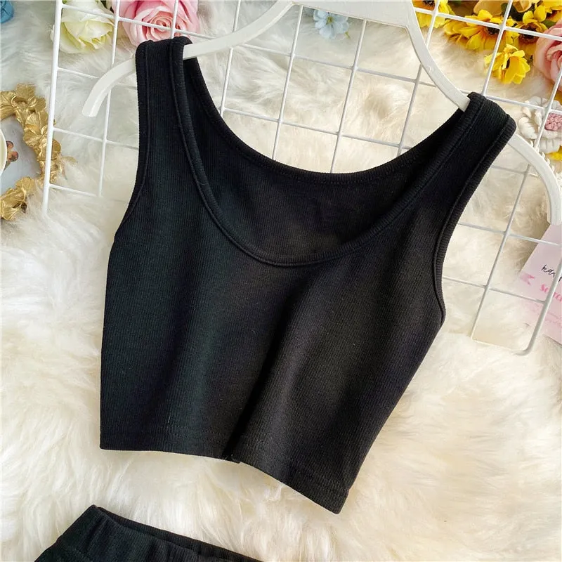 Drawstring Bodycon Skirt Female Set New