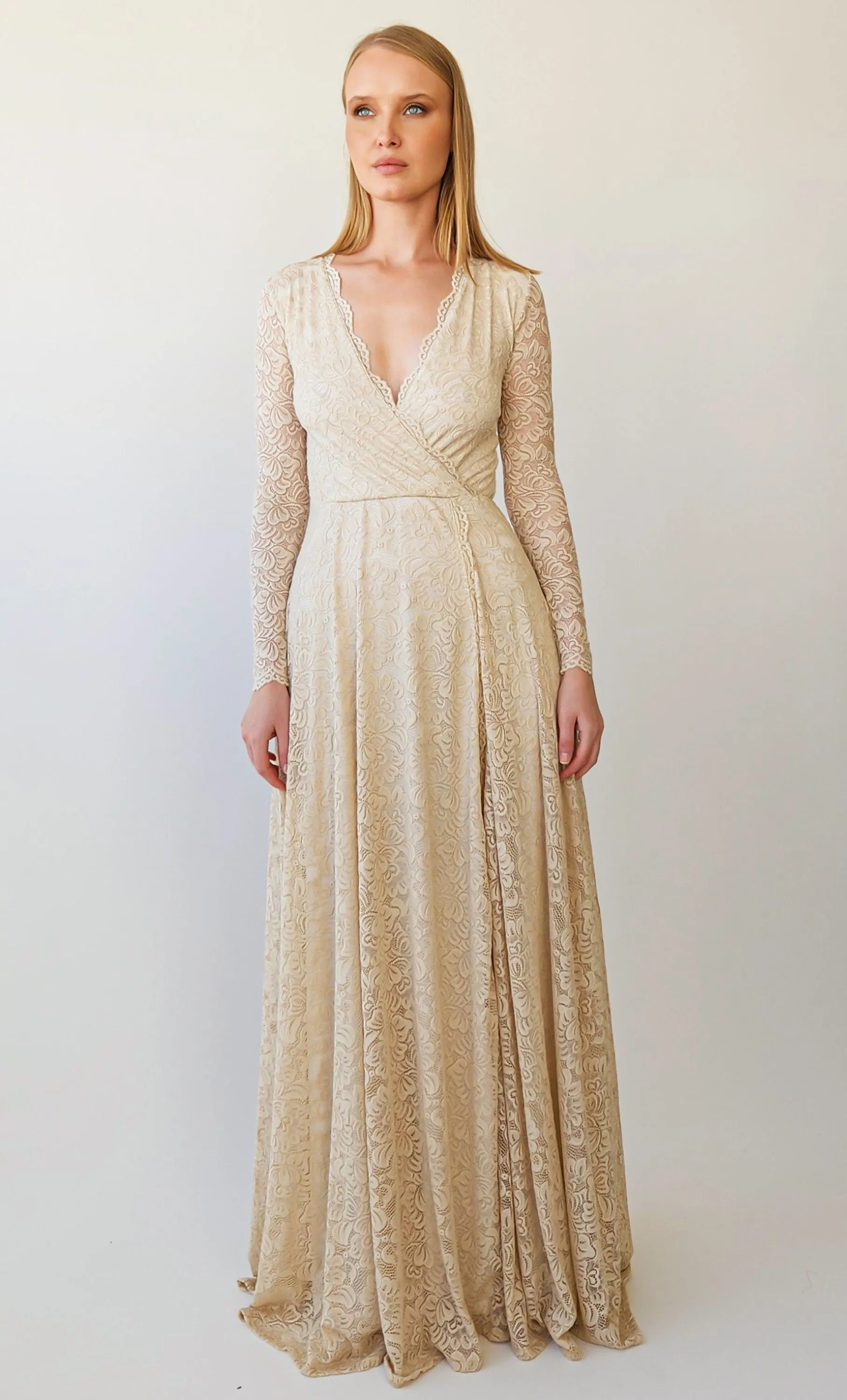 Dress with a Slit  #1410