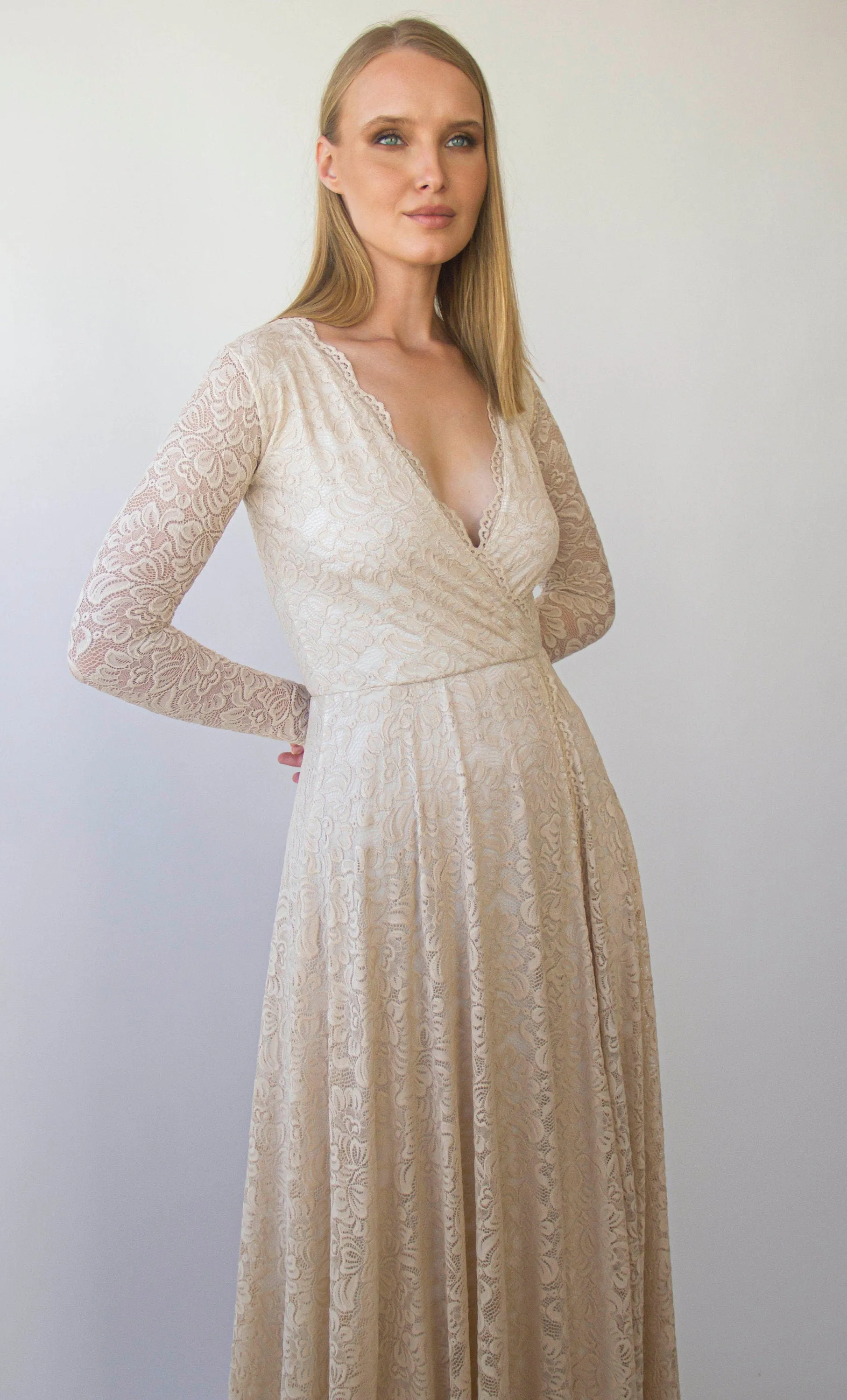 Dress with a Slit  #1410